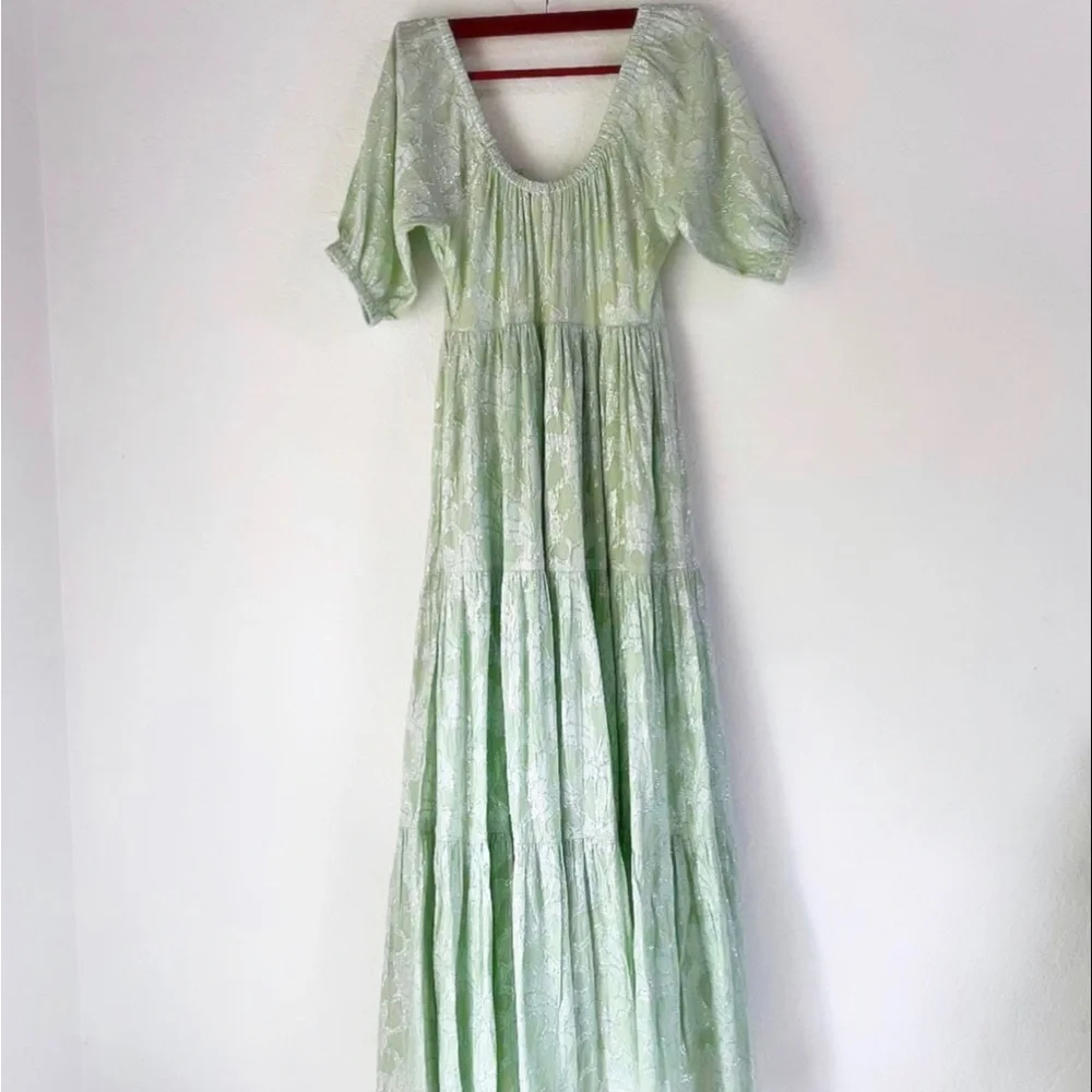 Roberta Roller Rabbit Silver & Mint Clermont Dress - Picture 3 of 7
